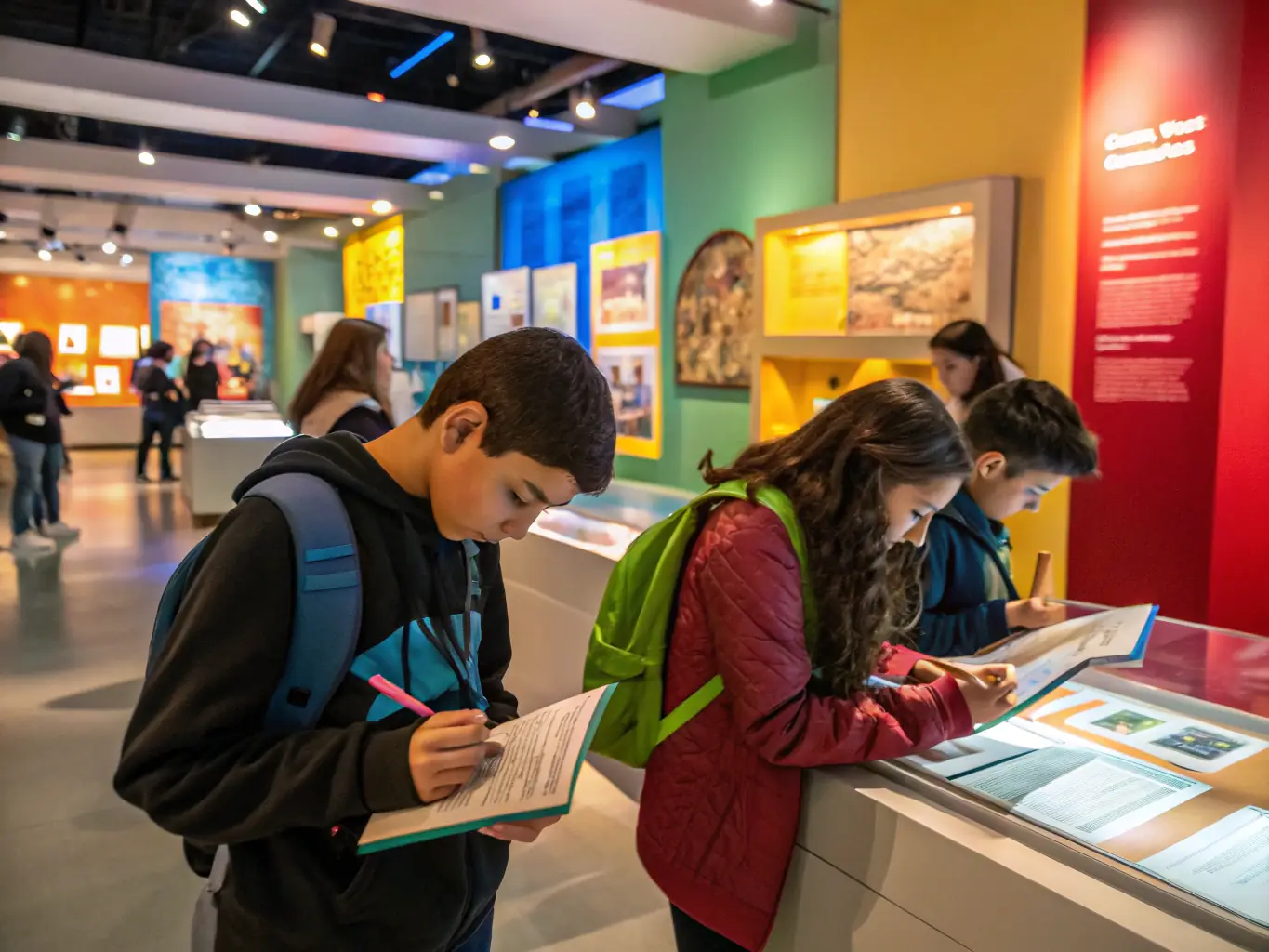 A photograph of children participating in an educational program at the museum, emphasizing the importance of engaging young minds with art and history.